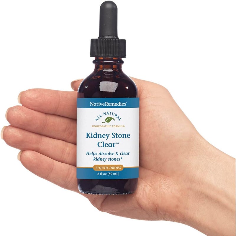 Native Remedies Kidney Stone Clear - Homeopathic Formula for Dissolving and Clearing Kidney Stones - 59 mL - Image 4